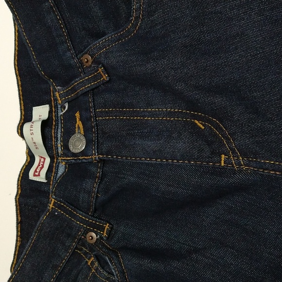 Levi's 514 Boys Youth Denim Jean's Size 27 x 27 #B-30 - Picture 4 of 7